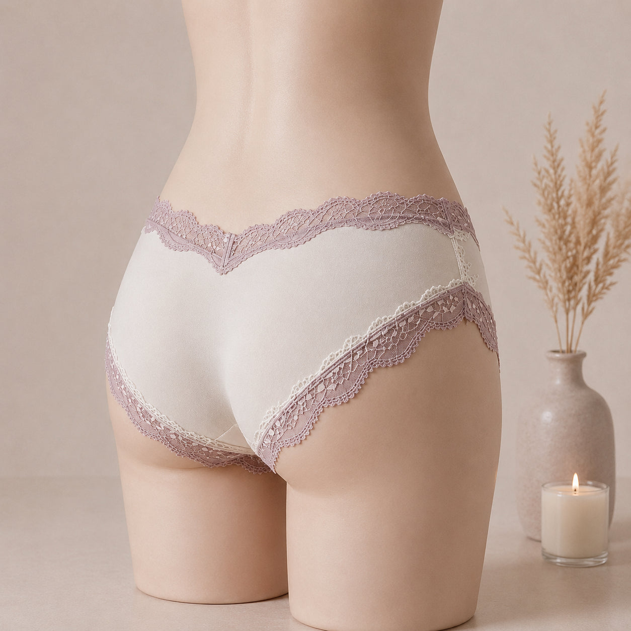 Classic Lace Panties – Soft, Elegant & Breathable Everyday Comfort | Haya Secrets