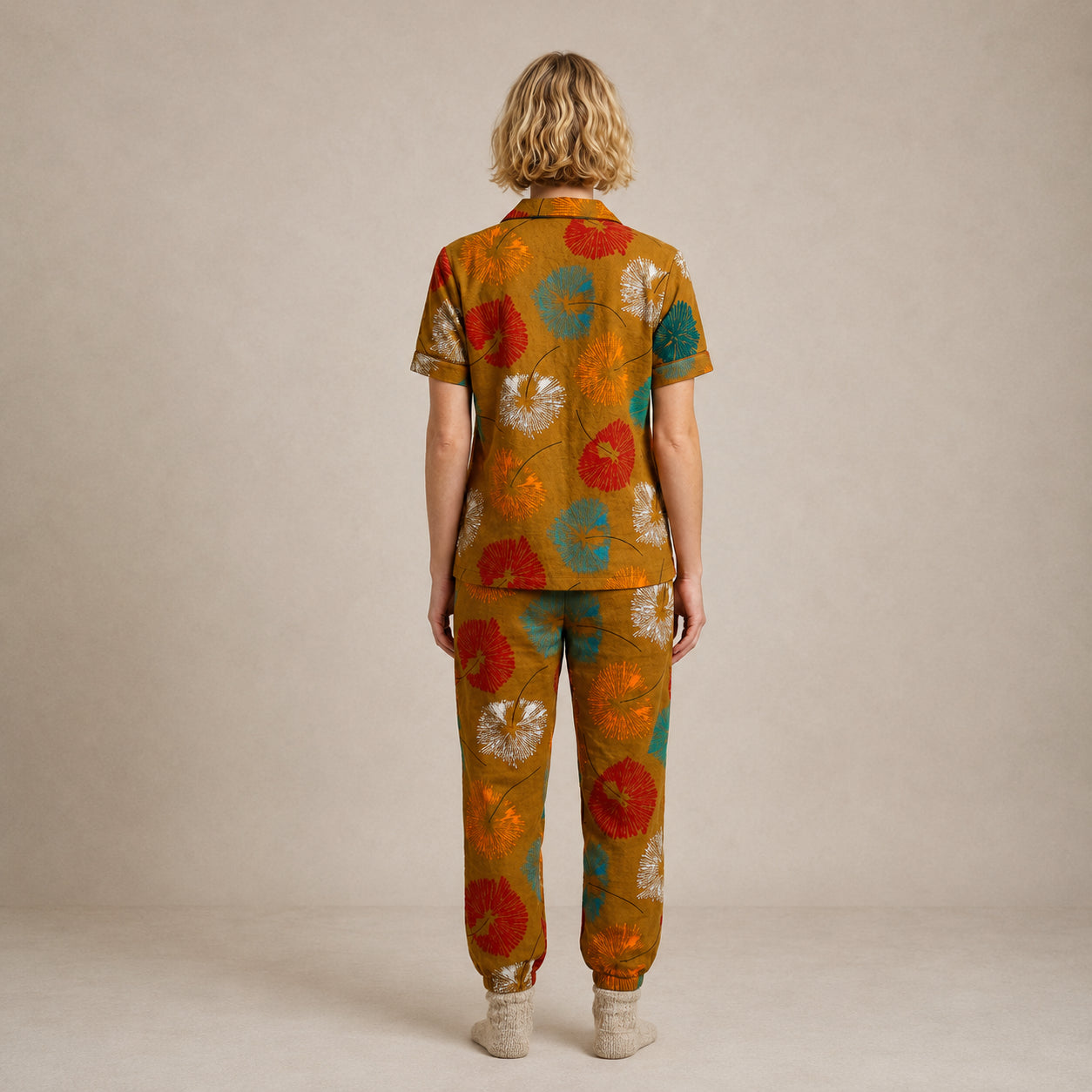 Printed Arabic Night Suit Set Stylish, Comfortable & Everyday Lounge Wear | Haya Secrets