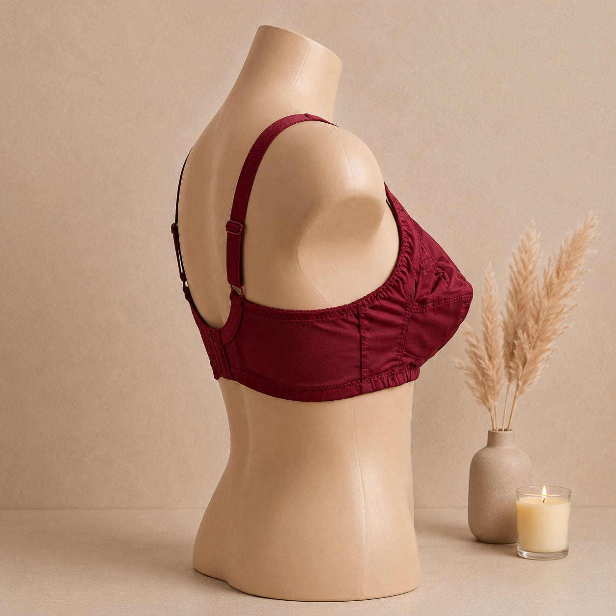 Pure Cotton Embroidered Brassiere Breathable, Soft & All Day Comfort | Haya Secrets