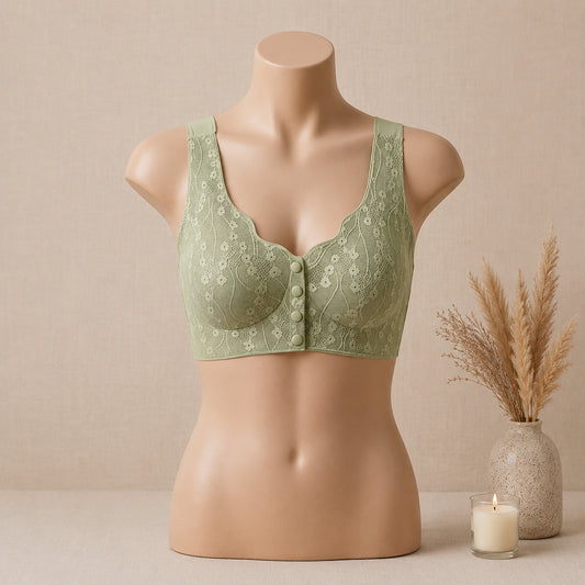 Soft Padded Feeding Bra – Wireless Comfortable Nursing Bra for Moms | Haya Secrets