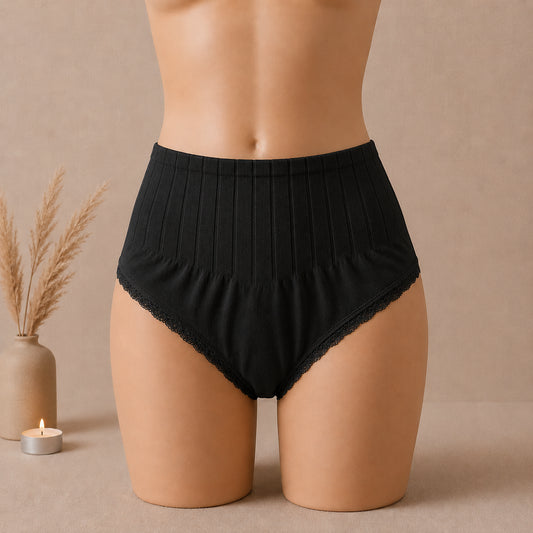 Tummy Control Belly Shaper Instant Slim Look & Seamless Fit Black