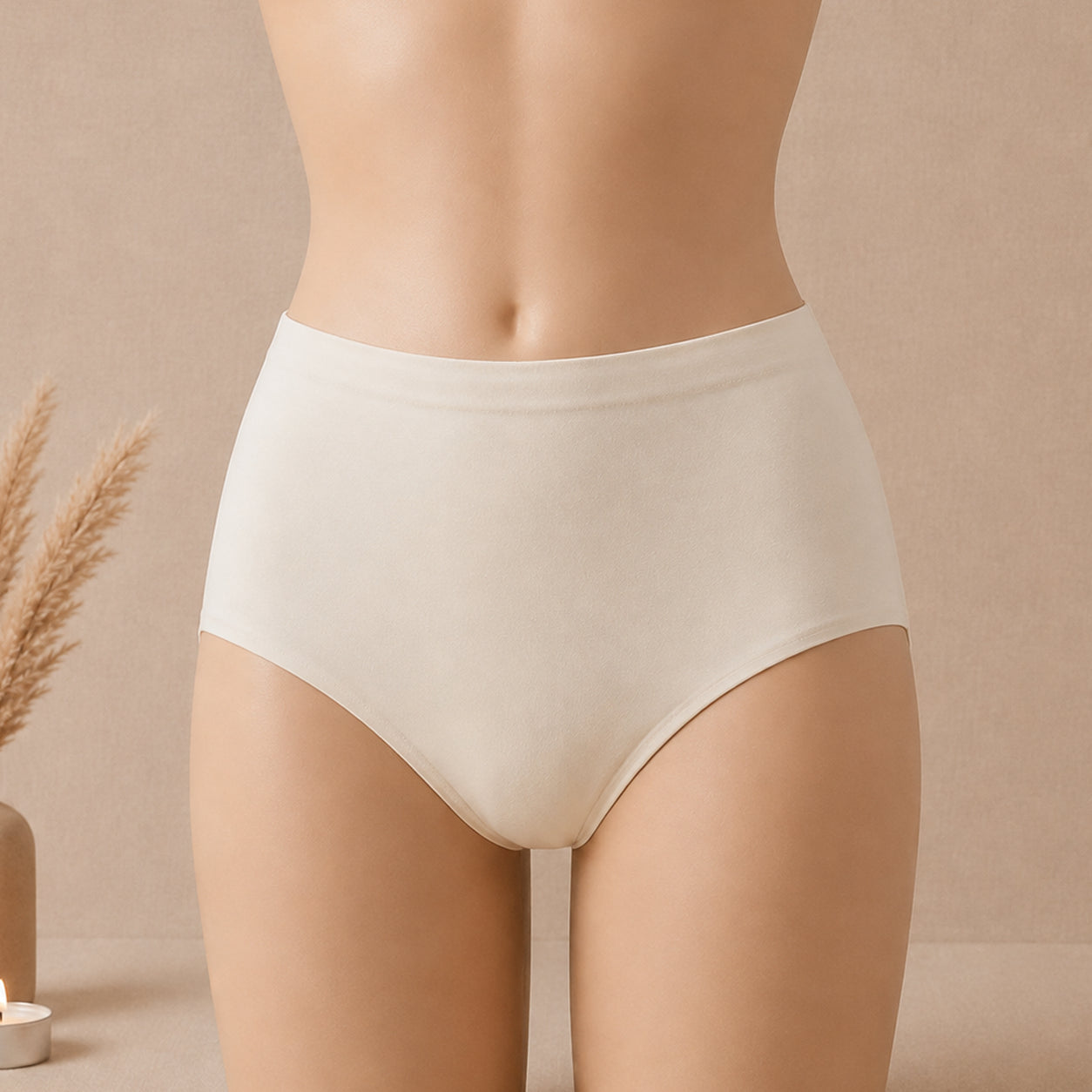 Tummy Control Belly Shaper Instant Slim Look & Seamless Fit Beige