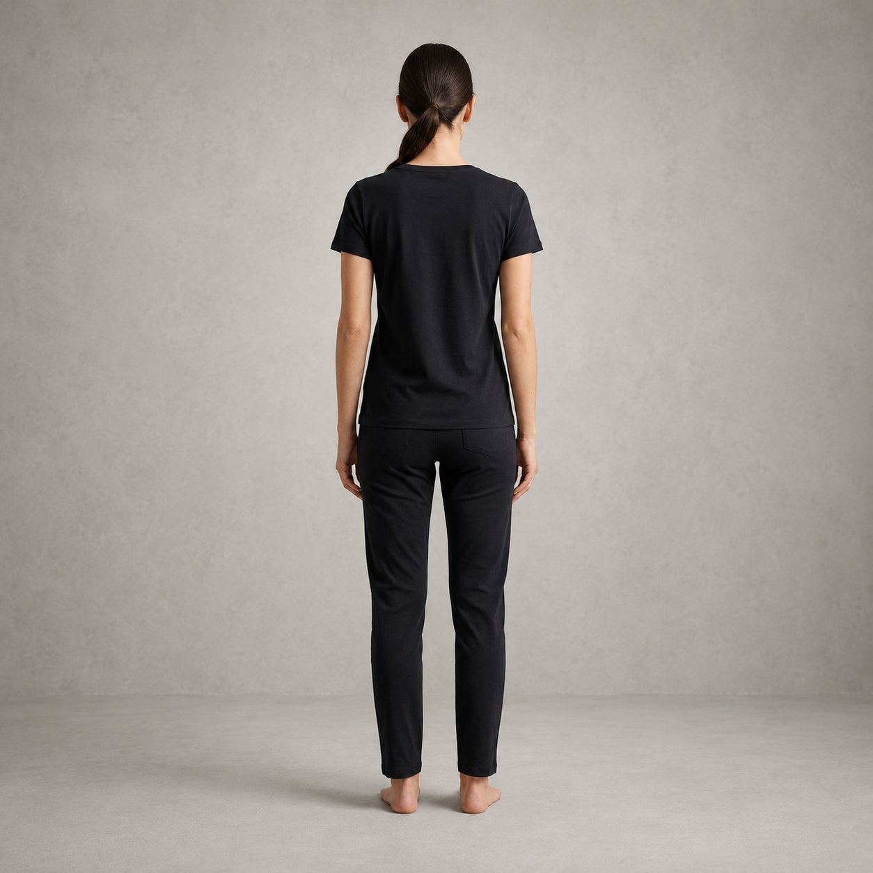 Black Shirt Trouser Set – Soft, Comfortable & Urban Casual Wear | Haya Secrets