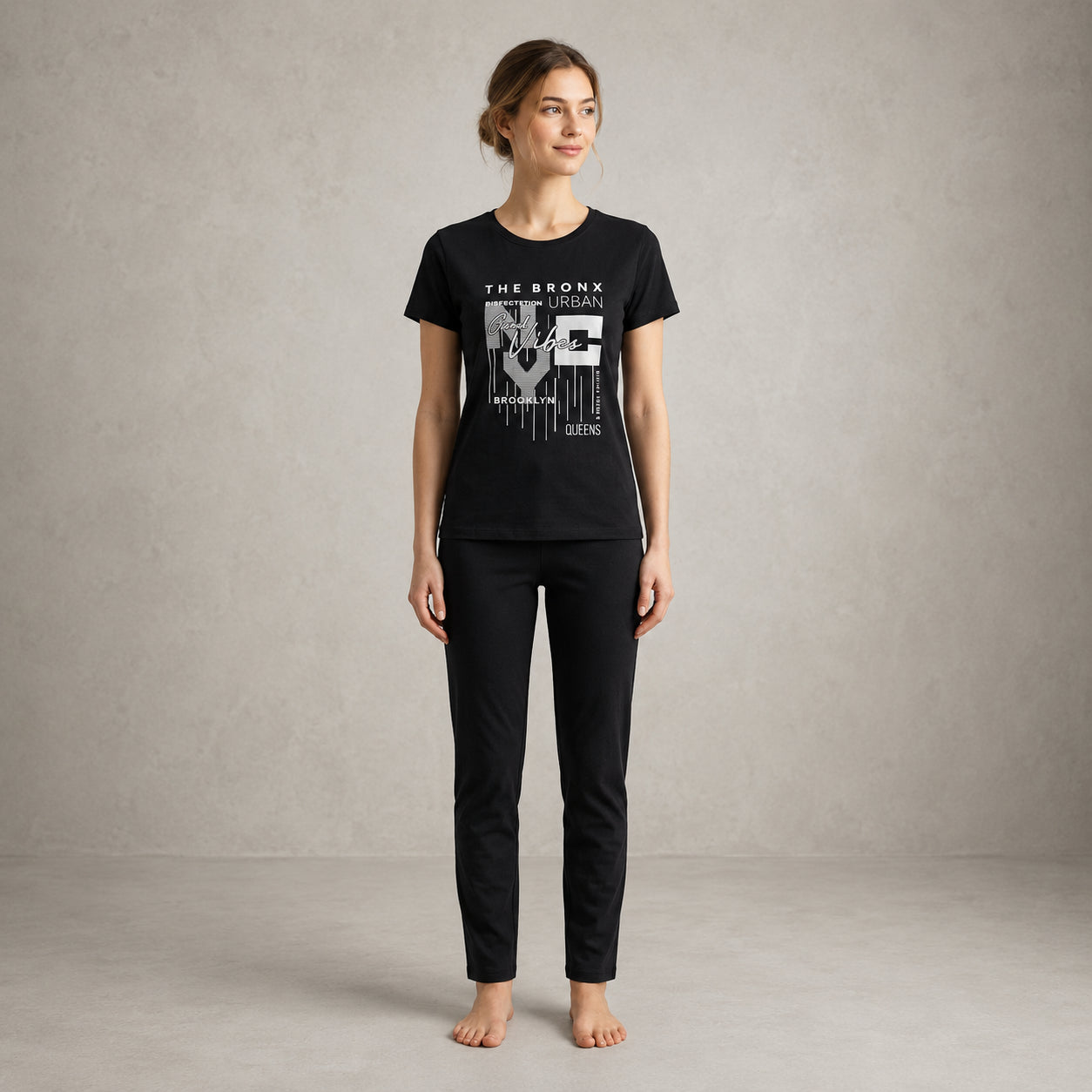 Black Shirt Trouser Set – Soft, Comfortable & Urban Casual Wear | Haya Secrets