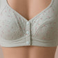 Blossom Comfort Front Open Cotton Bra – Soft Blue | Haya Secrets