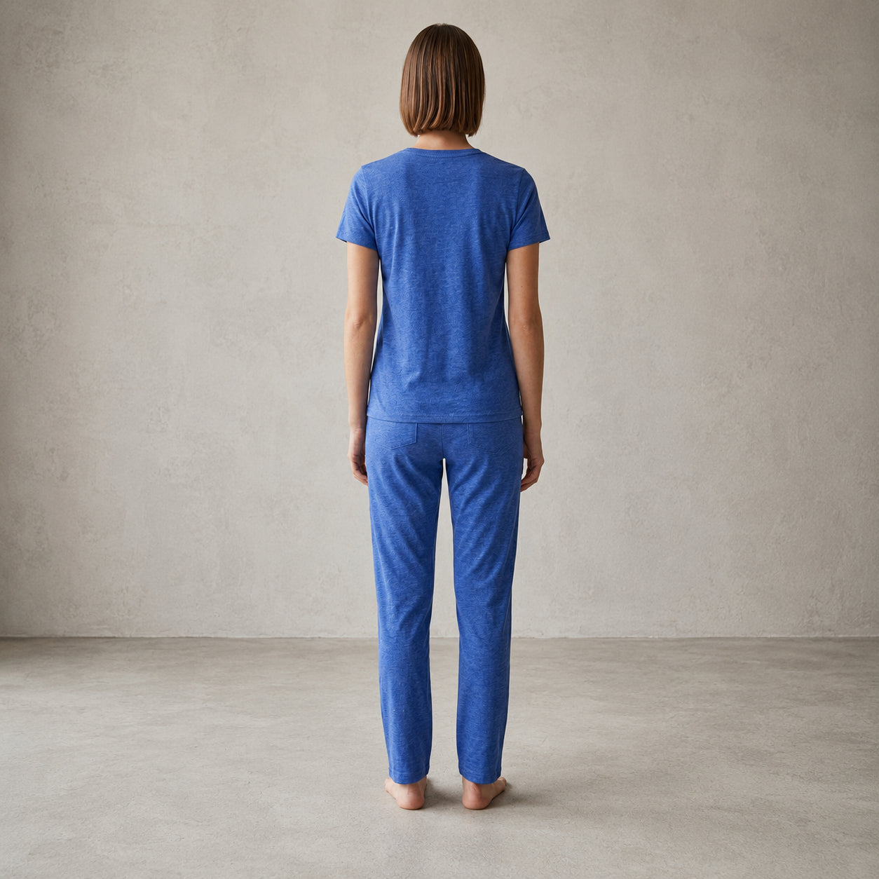 Blue Shirt Trouser Set – Soft, Comfortable & Relaxed Fit | Haya Secrets