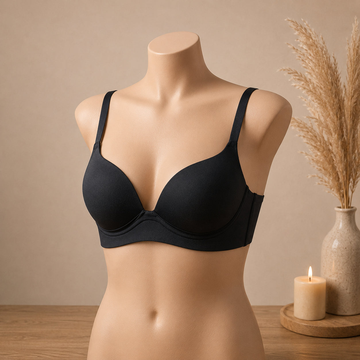 Butterfly Padded Bra – Smooth Fit, Lift & All-Day Comfort | Haya Secrets