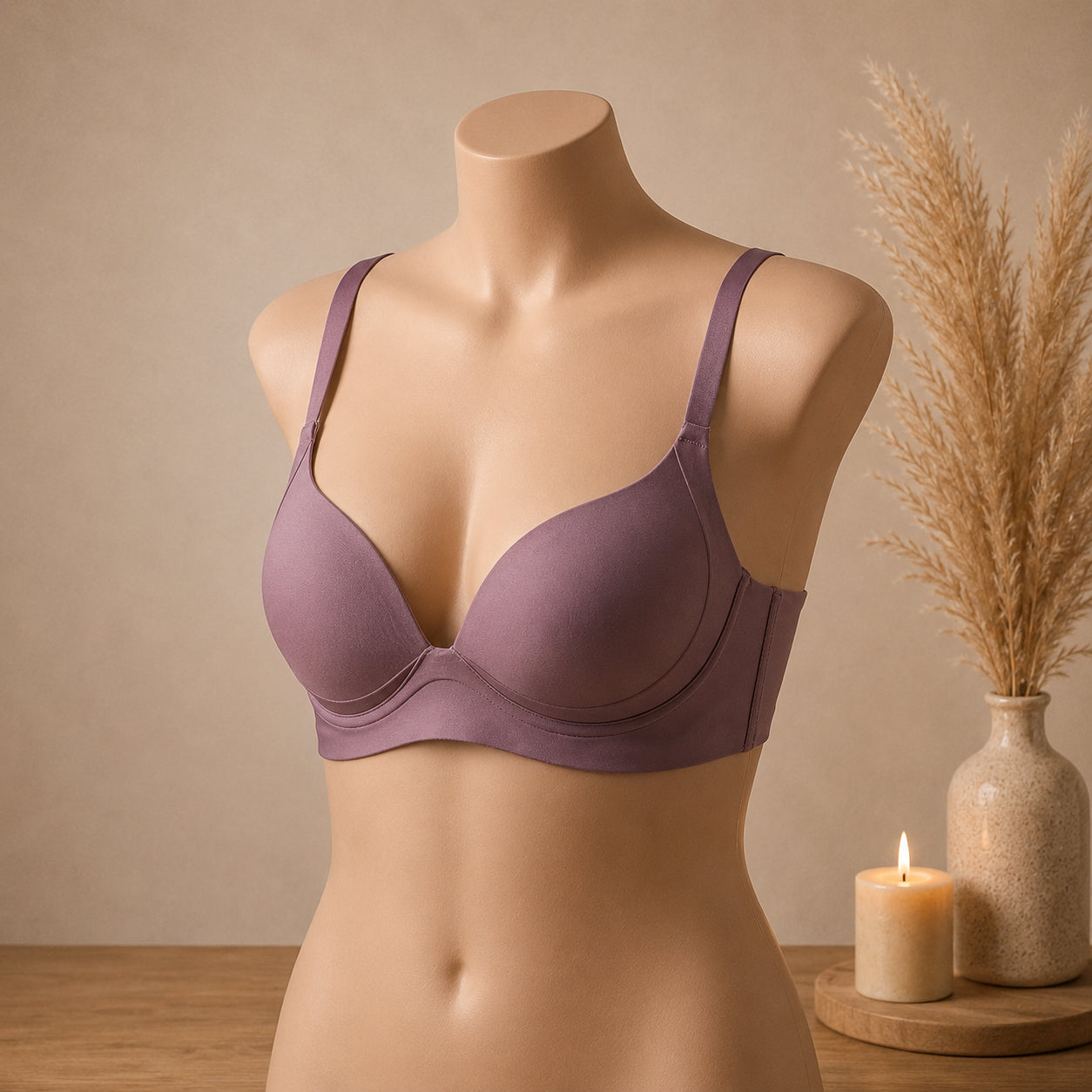 Butterfly Padded Bra – Smooth Fit, Lift & All-Day Comfort | Haya Secrets