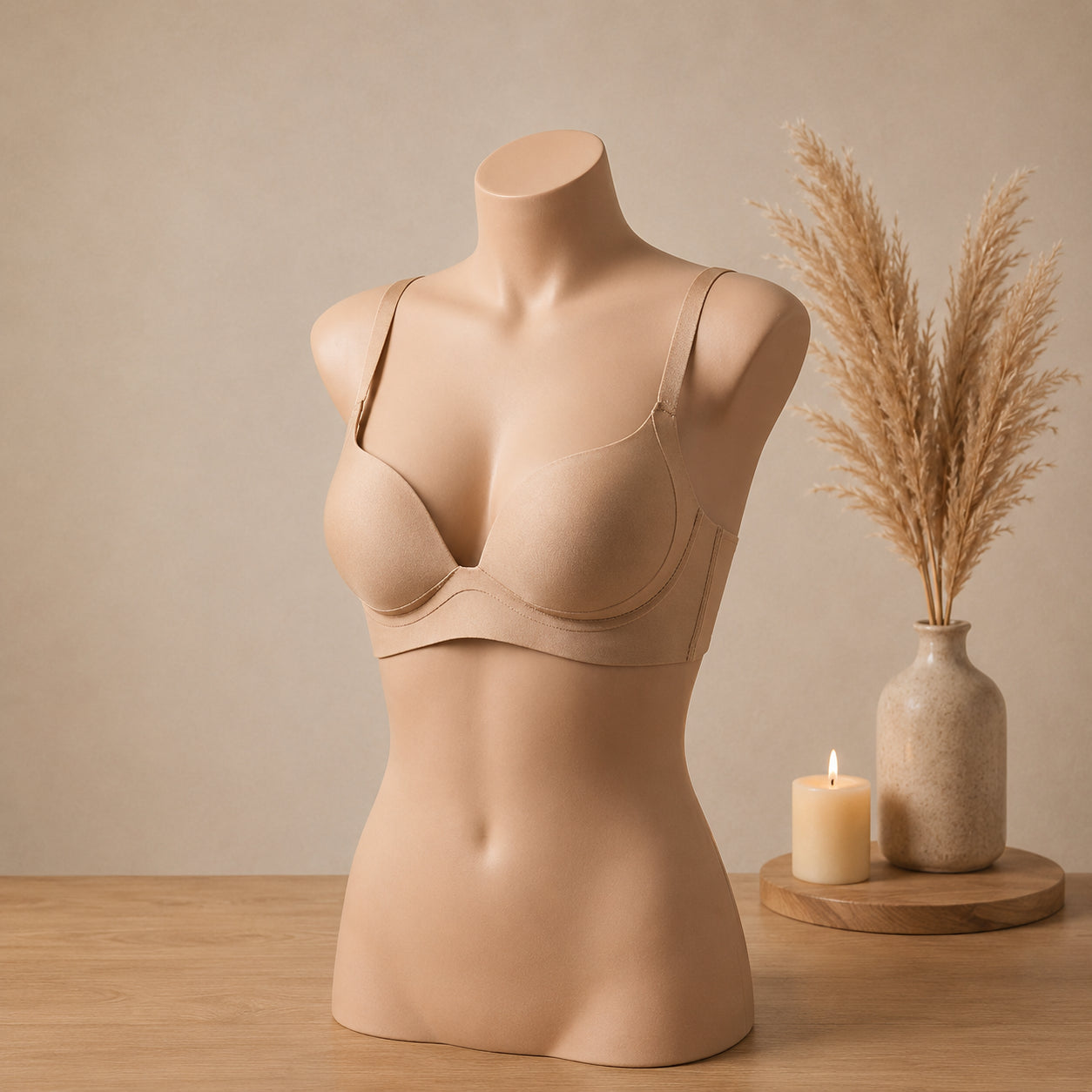 Butterfly Padded Bra – Smooth Fit, Lift & All-Day Comfort | Haya Secrets