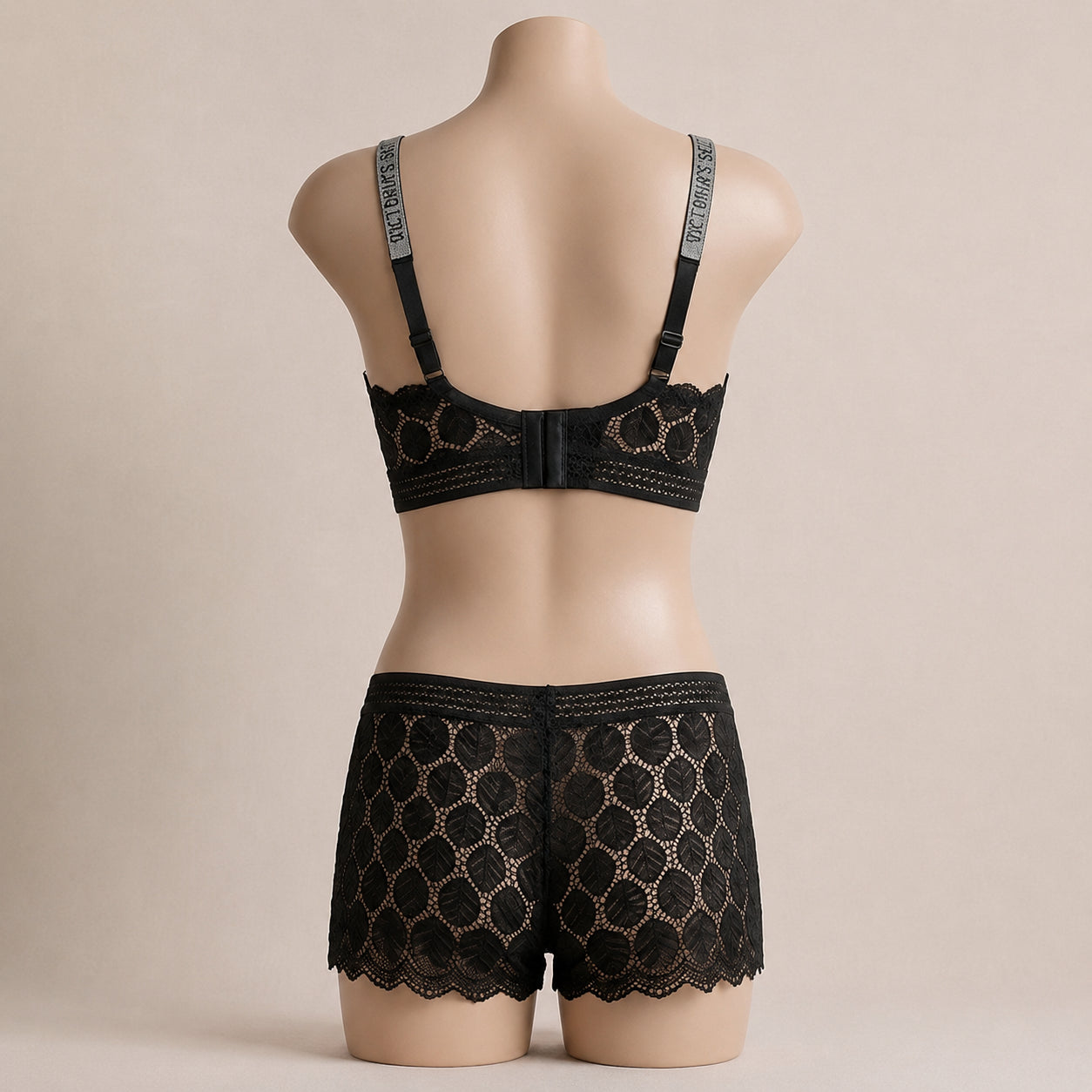 Classic Lace Wire-Free Bra & Panty Set – Elegant, Soft & All-Day Comfort | Haya Secrets
