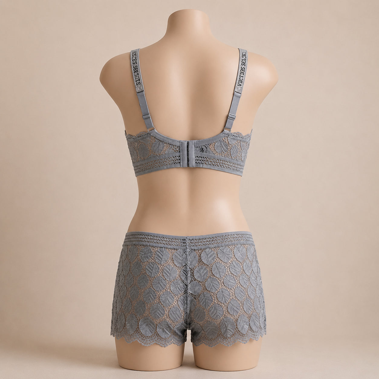 Classic Lace Wire-Free Bra & Panty Set – Elegant, Soft & All-Day Comfort | Haya Secrets