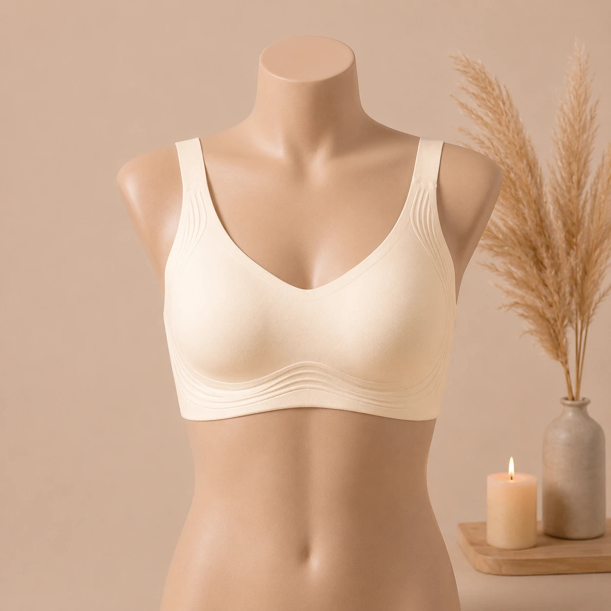 CloudSoft Seamless Wireless Bra – Full Coverage Everyday Comfort | Haya Secrets