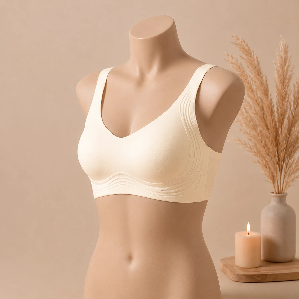CloudSoft Seamless Wireless Bra – Full Coverage Everyday Comfort | Haya Secrets