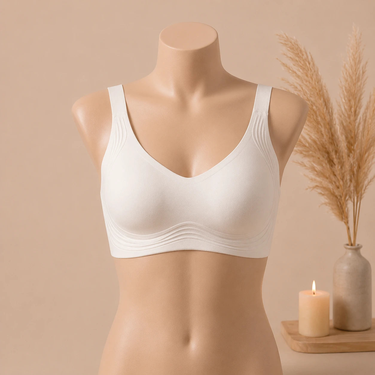 CloudSoft Seamless Wireless Bra – Full Coverage Everyday Comfort | Haya Secrets