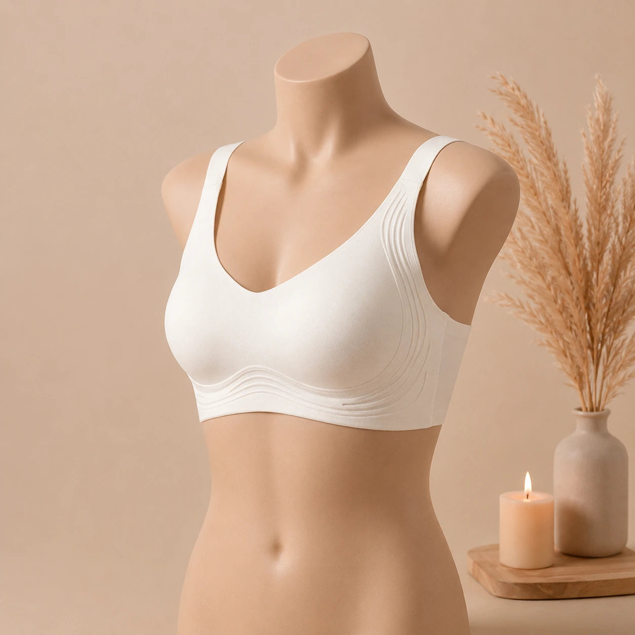 CloudSoft Seamless Wireless Bra – Full Coverage Everyday Comfort | Haya Secrets