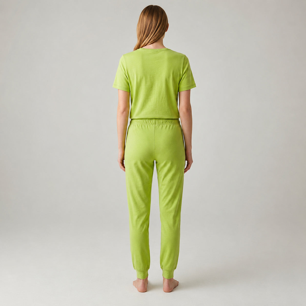 Lime Green Shirt Trouser Set – Soft, Comfortable & Relaxed Fit | Haya Secrets