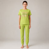 Lime Green Shirt Trouser Set – Soft, Comfortable & Relaxed Fit | Haya Secrets