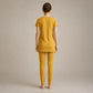 Mustard Long Shirt Trouser Set Soft, Comfortable & Relaxed Fit | Haya Secrets