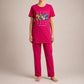 Pink Long Shirt Trouser Set Soft, Comfortable & Relaxed Fit | Haya Secrets