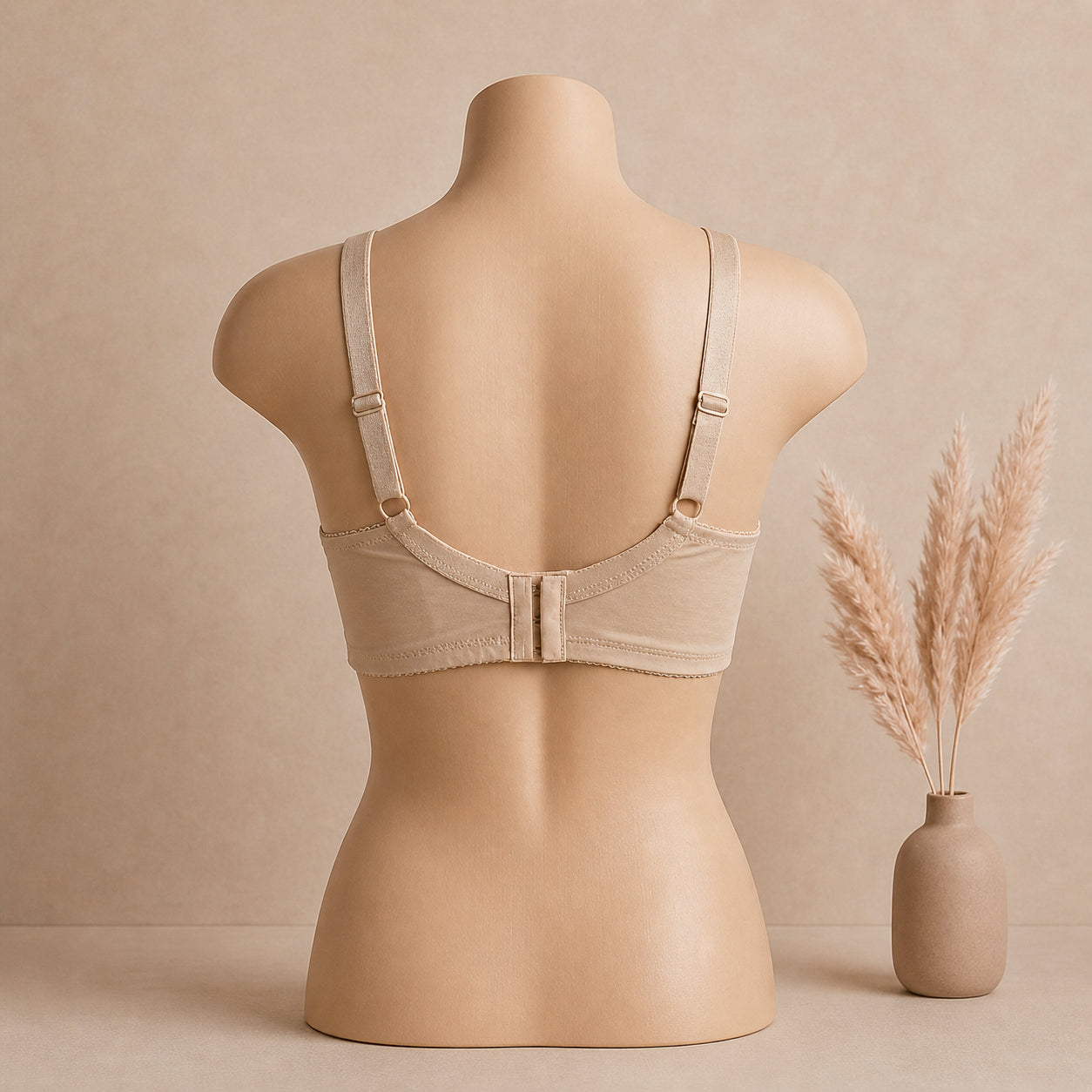 Pure Cotton Embroidered Brassiere Breathable, Soft & All Day Comfort | Haya Secrets