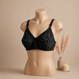 Pure Cotton Embroidered Brassiere Breathable, Soft & All Day Comfort | Haya Secrets