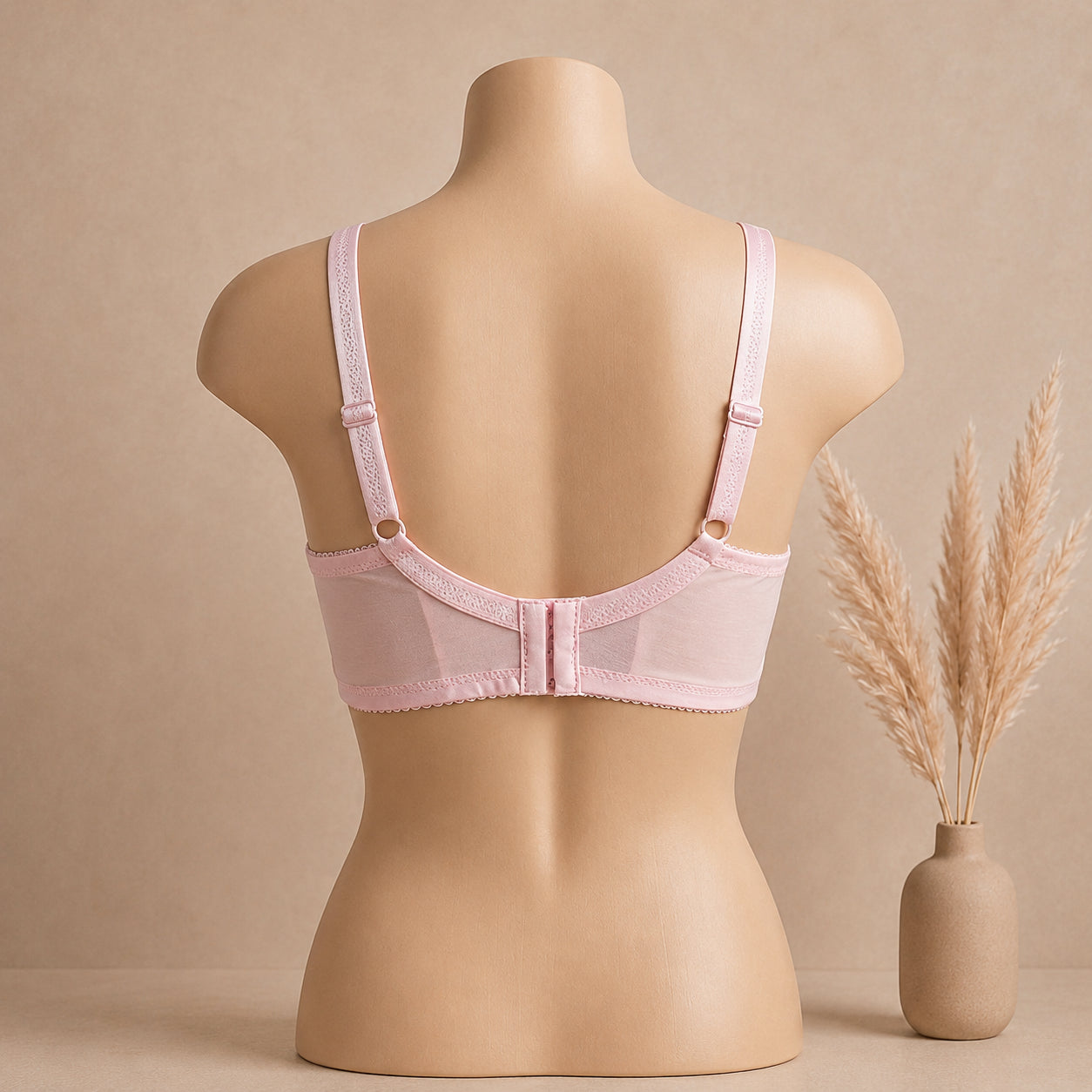 Pure Cotton Embroidered Brassiere Breathable, Soft & All Day Comfort | Haya Secrets