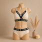 Women's Ribbed Love Bralette & Panty Set – Soft Wireless Comfort Lingerie | Haya Secrets