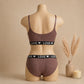 Women's Ribbed Love Bralette & Panty Set – Soft Wireless Comfort Lingerie | Haya Secrets