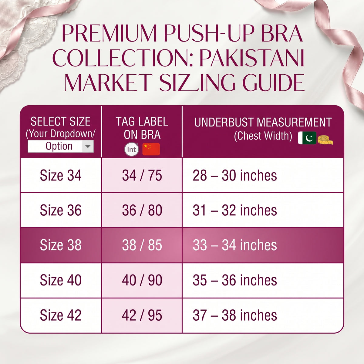 Butterfly Padded Bra – Smooth Fit, Lift & All-Day Comfort | Haya Secrets