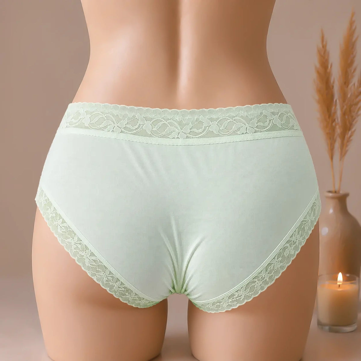 Soft Cotton Lace Panties – Comfortable & Elegant for Everyday Fit | Haya Secrets