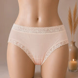 Soft Cotton Lace Panties – Comfortable & Elegant for Everyday Fit | Haya Secrets