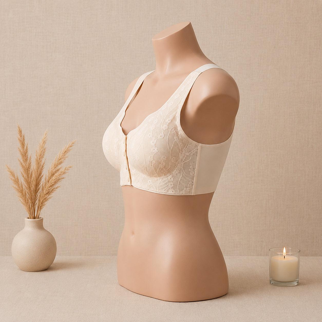 Soft Padded Feeding Bra – Wireless Comfortable Nursing Bra for Moms | Haya Secrets