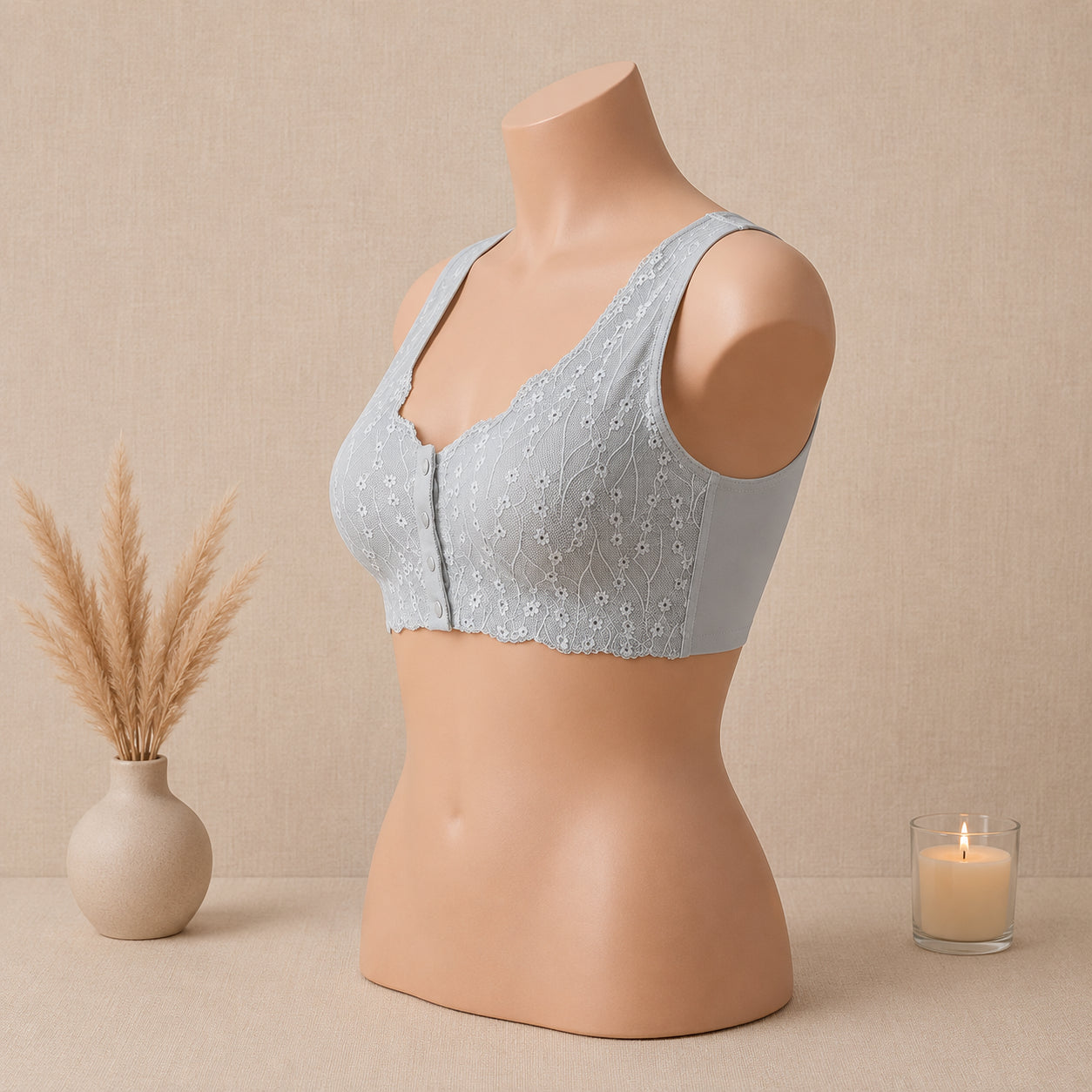 Soft Padded Feeding Bra – Wireless Comfortable Nursing Bra for Moms | Haya Secrets