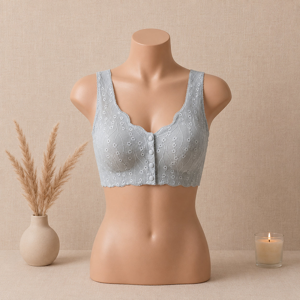 Soft Padded Feeding Bra – Wireless Comfortable Nursing Bra for Moms | Haya Secrets