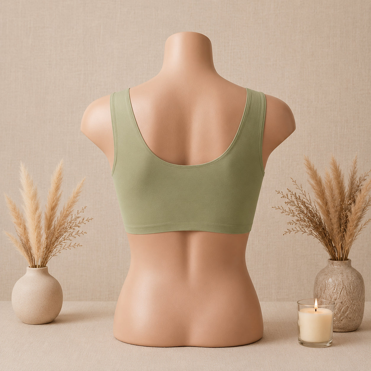 Soft Padded Feeding Bra – Wireless Comfortable Nursing Bra for Moms | Haya Secrets