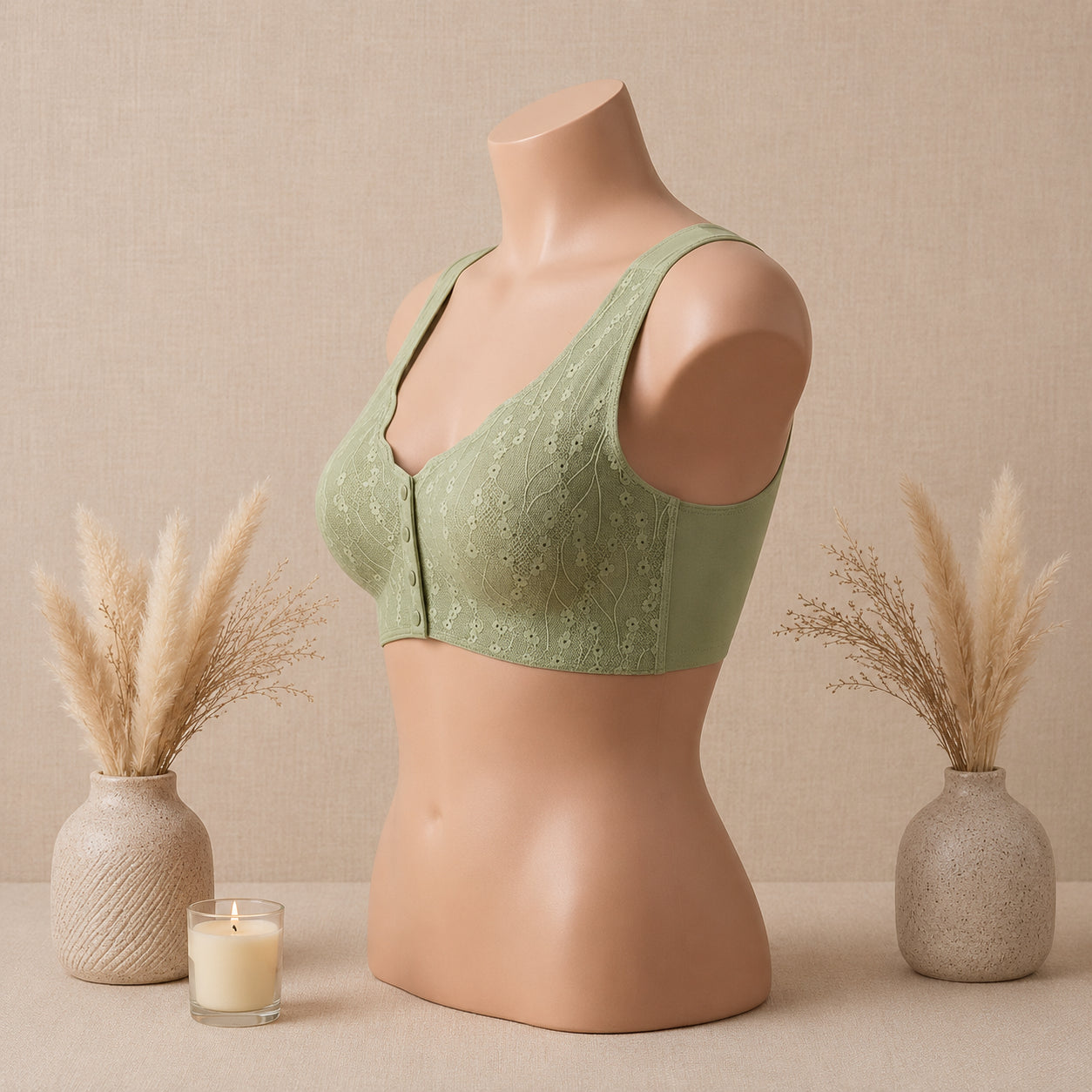 Soft Padded Feeding Bra – Wireless Comfortable Nursing Bra for Moms | Haya Secrets
