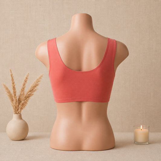 Soft Padded Feeding Bra – Wireless Comfortable Nursing Bra for Moms | Haya Secrets