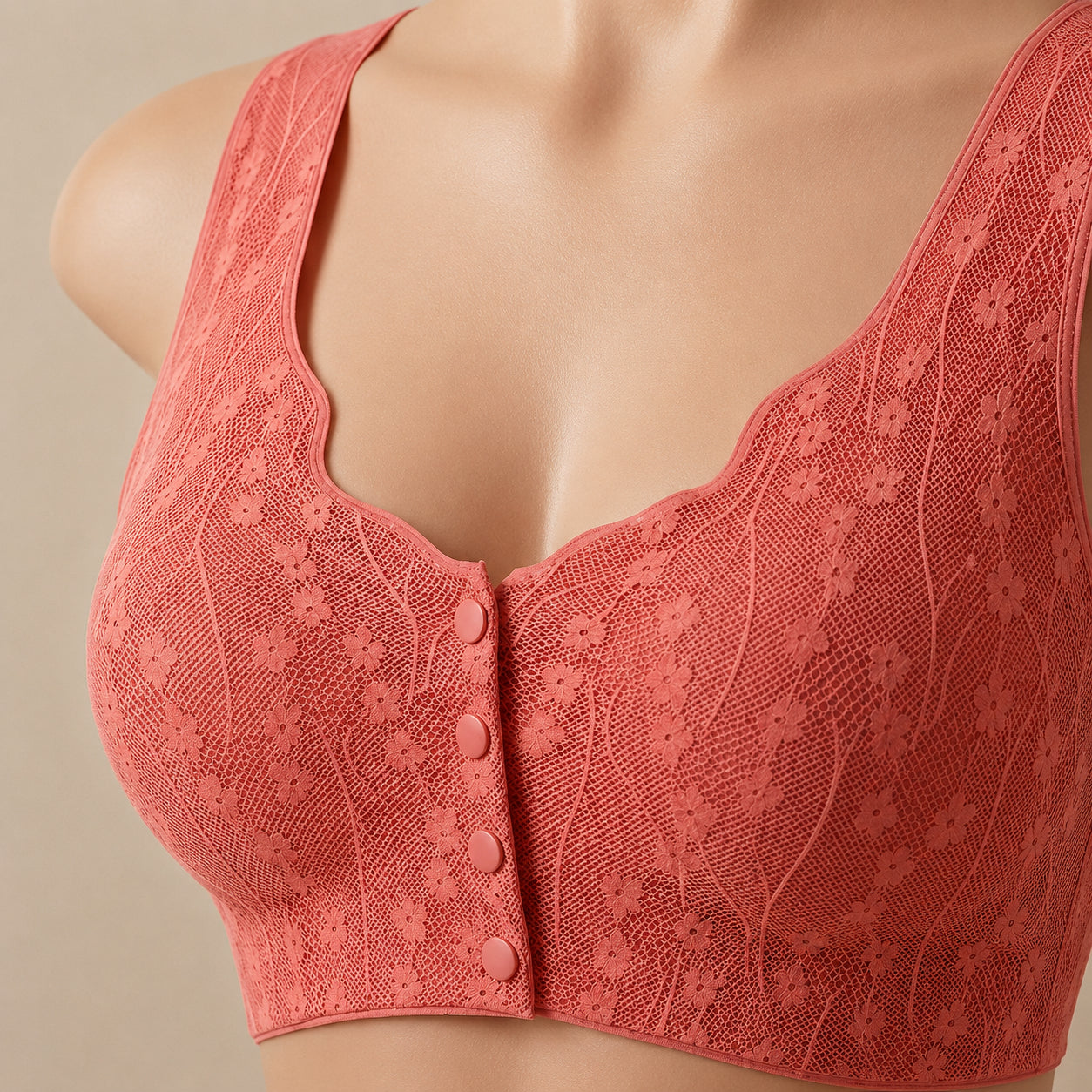 Soft Padded Feeding Bra – Wireless Comfortable Nursing Bra for Moms | Haya Secrets