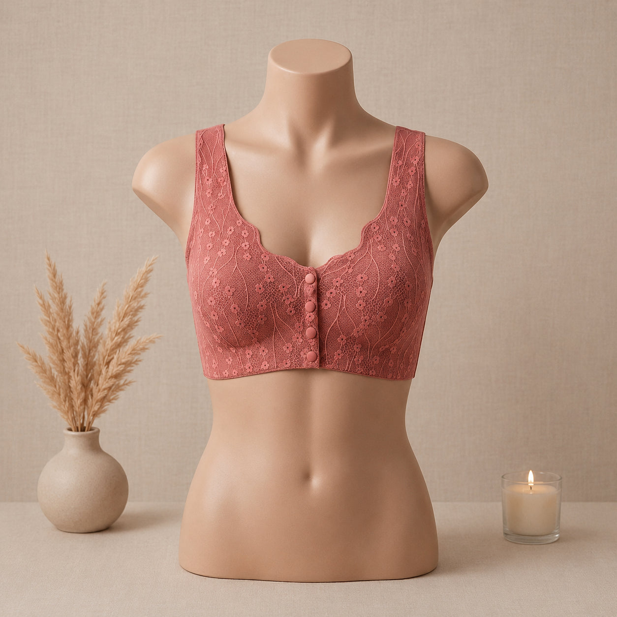 Soft Padded Feeding Bra – Wireless Comfortable Nursing Bra for Moms | Haya Secrets