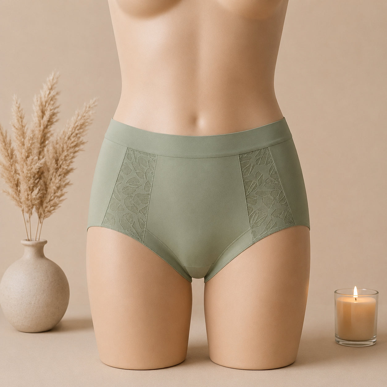 Tummy Control Belly Shaper Instant Slim Look & Seamless Fit Green | Haya Secrets