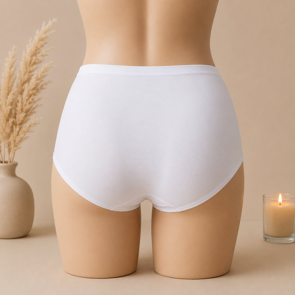 Tummy Control Belly Shaper Instant Slim Look & Seamless Fit White | Haya Secrets