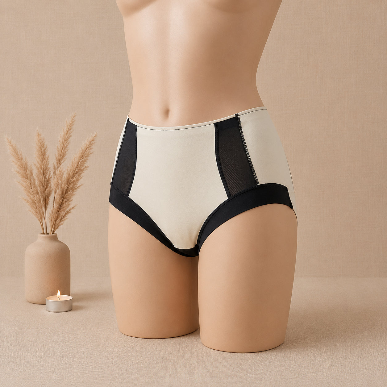 Tummy Control Belly Shaper Instant Slim Look & Seamless Fit White & Black | Haya Secrets