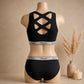 Women’s Padded Sports Bra & Panty Set – Soft Wireless Everyday Comfort | Haya Secrets