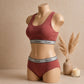 Women’s Padded Sports Bra & Panty Set – Soft Wireless Everyday Comfort | Haya Secrets