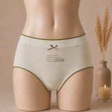 Women's High-Waist Cotton Brief Panty – Soft Full Coverage Everyday Comfort